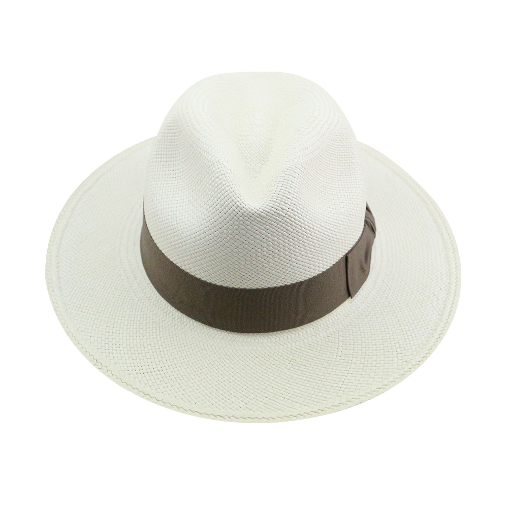 Classic Panama hat handcrafted in Ecuador from fine toquilla straw